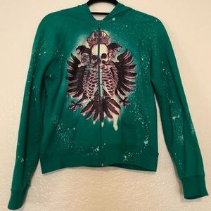 American Apparel Rockett Skull Jacket